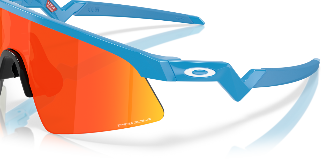 Oakley Resistor Youth Fit Sunglasses: Sky Blue/Prizm Ruby