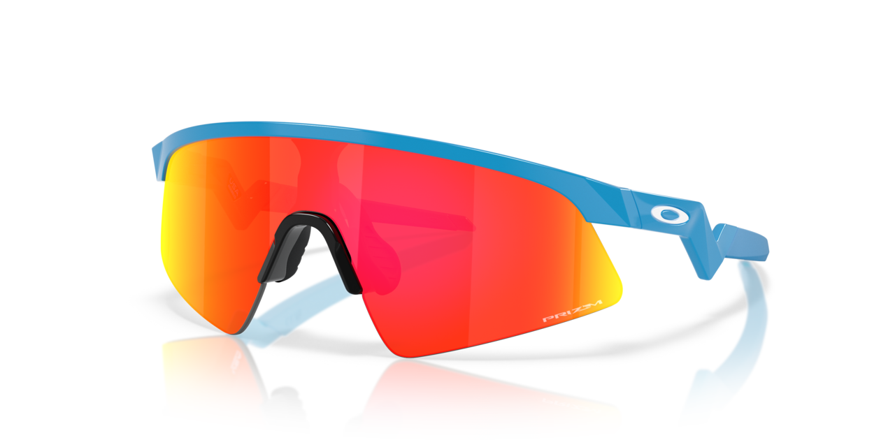 Oakley Resistor Youth Fit Sunglasses: Sky Blue/Prizm Ruby