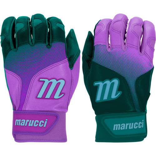 Marucci Youth PWR Fade Teal/Purple Batting Gloves: MBGPWRFY-TL/PR