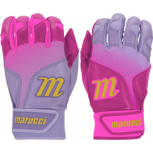 Marucci Adult PWR Fade Batting Gloves: MBGPWRF-PK/LP