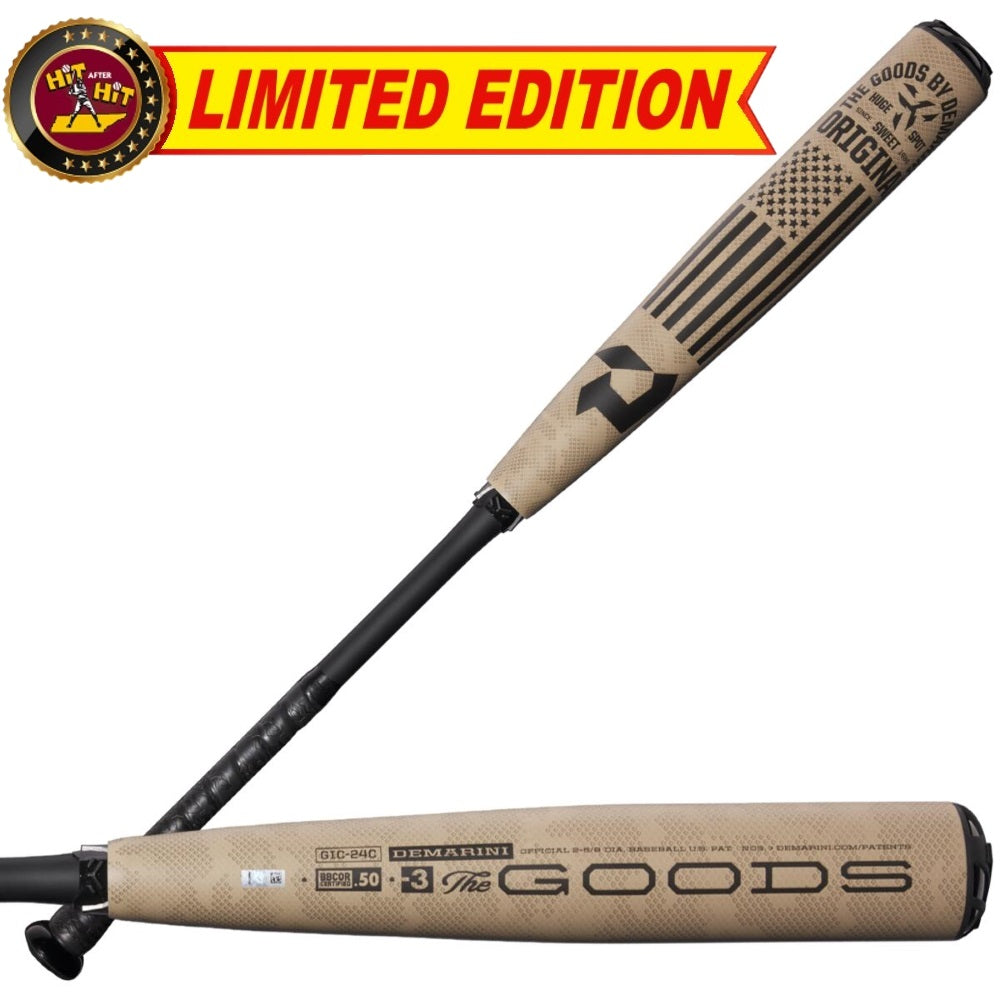 2024 DeMarini The Goods Limited Edition Camo BBCOR Baseball Bat: WBD2558010