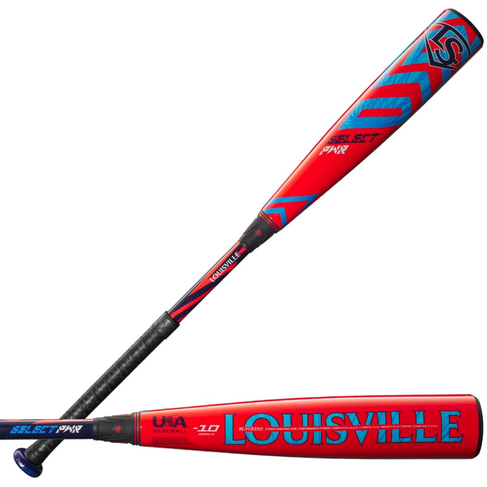 2024 Louisville Slugger -10 Select PWR USA Baseball Bat: WBL2818010