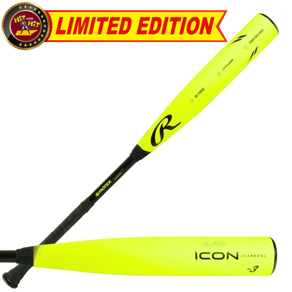 2024 RAWLINGS ICON LIMITED EDITION "GLOWSTICK" BBCOR BAT