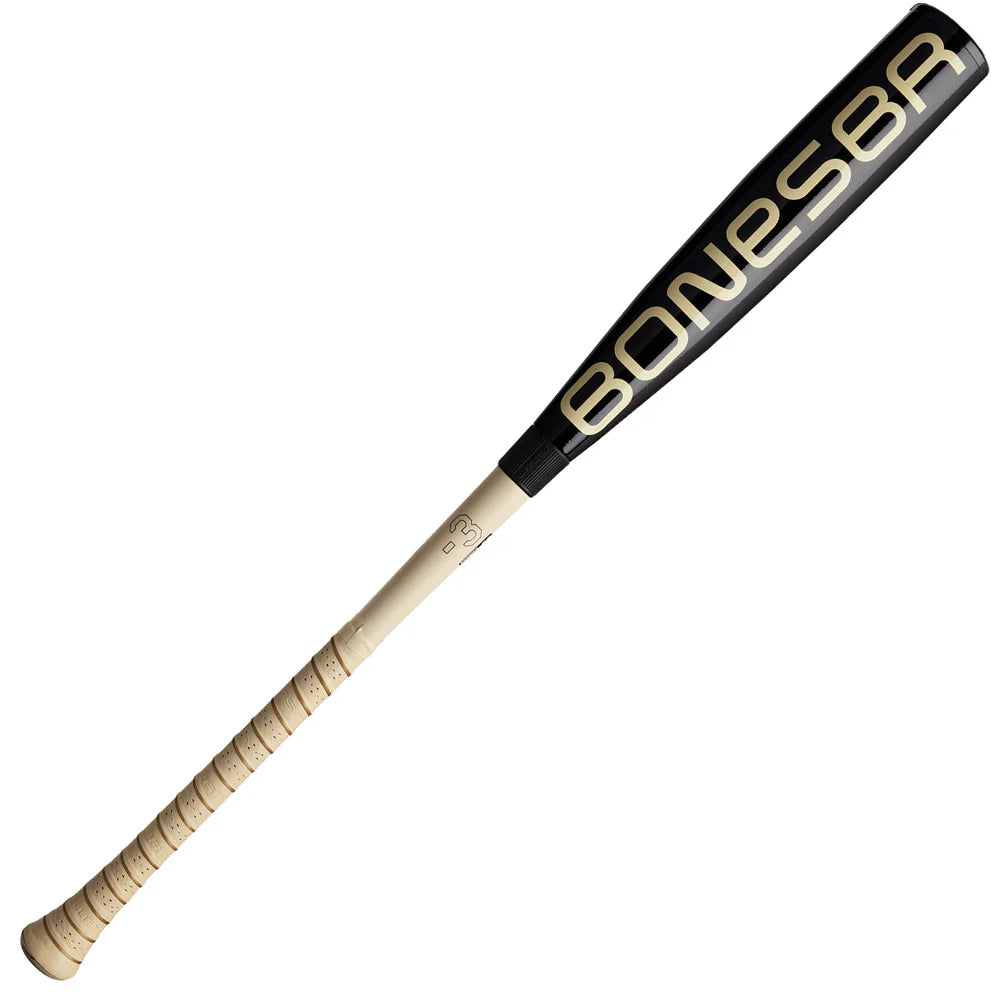 2025 Warstic Bonesaber Hybrid Black Cobra BBCOR Baseball Bat: MBBSRHB25BK3