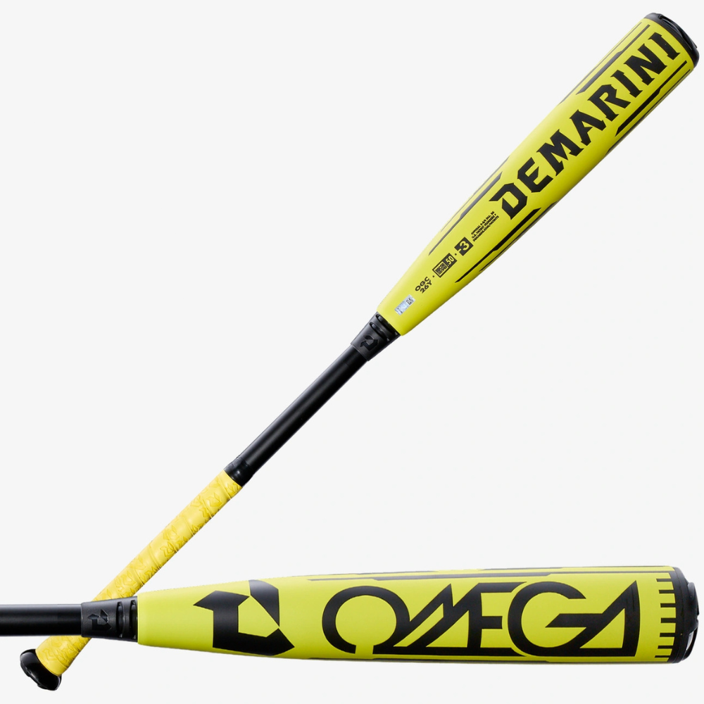 2025 DeMarini Omega™ Electric Yellow (-3) BBCOR Baseball Bat: WBD2635010