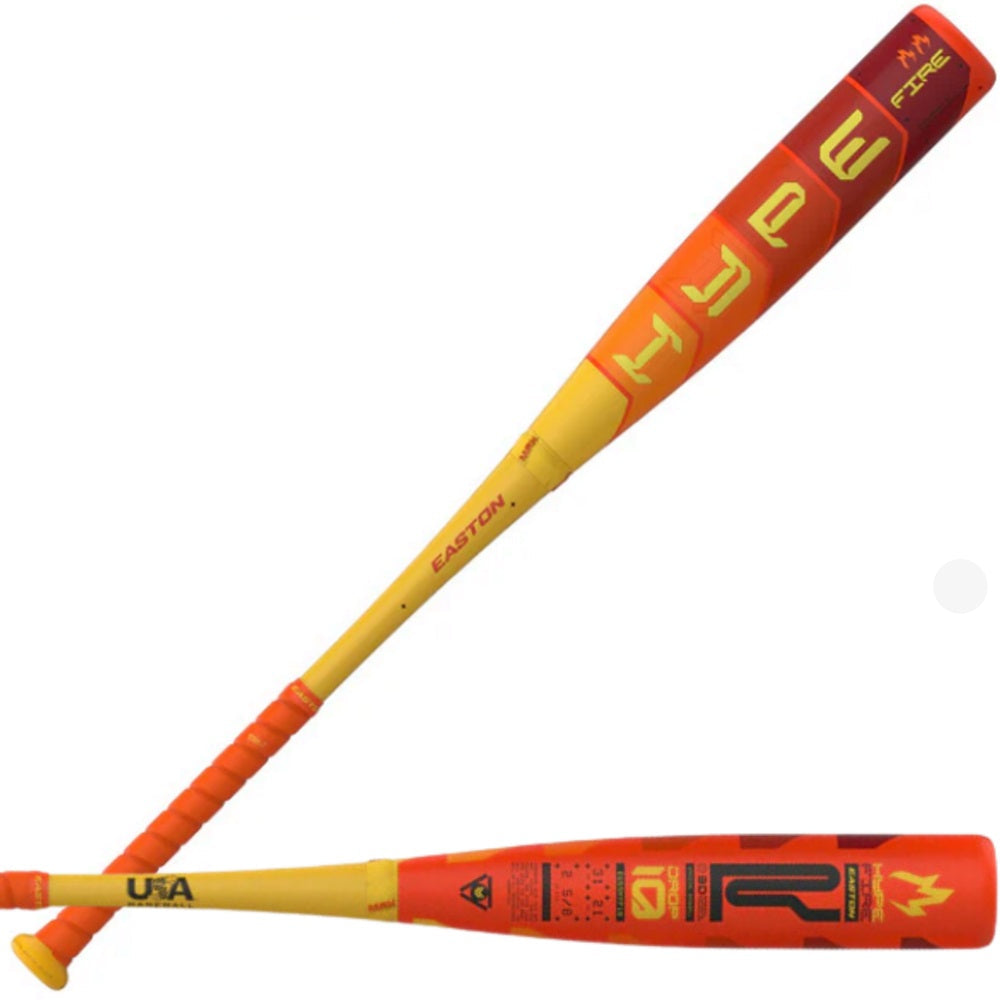 2025 Easton (-11) Hype Fire USA 2 5/8" Baseball Bat: EUS5HYP11