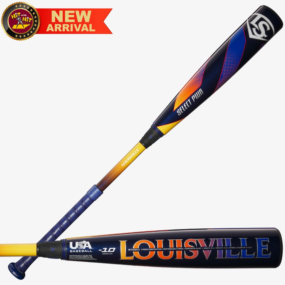 2025 Louisville Slugger USA Select PWR™ -10 Baseball Bat: WBL4008010