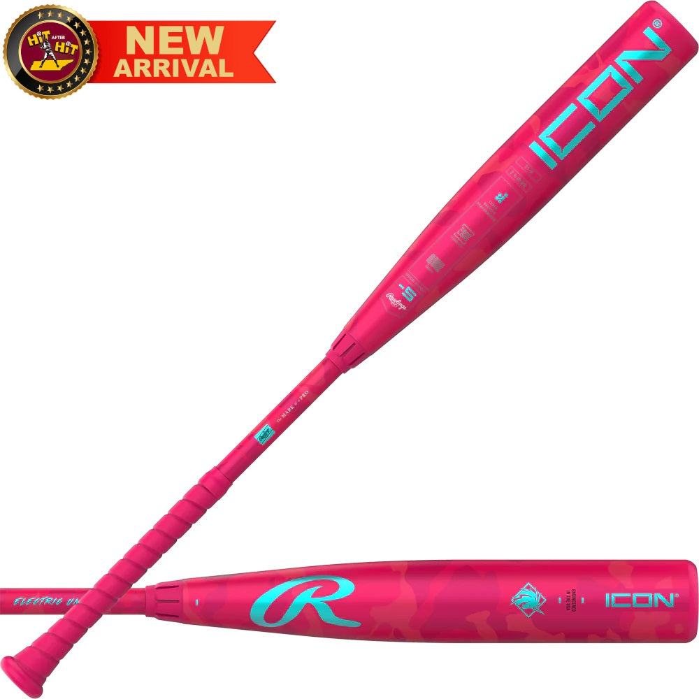 2025 RAWLINGS -5 ICON ELECTRIC UNICORN USSSA BASEBALL BAT: RUT5IPK5