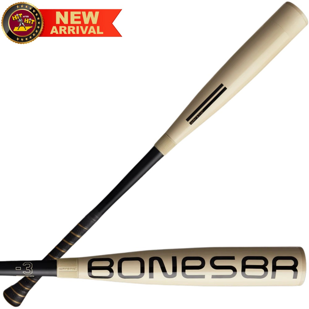 2025 Warstic Bonesaber Hybrid BBCOR Baseball Bat: MBBSRHB25WH3