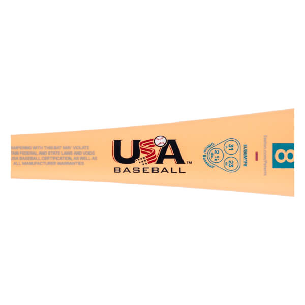 2026 Easton (-8) Mav1 Flash USA Baseball Bat One-Piece Alloy: EUS6M1F8