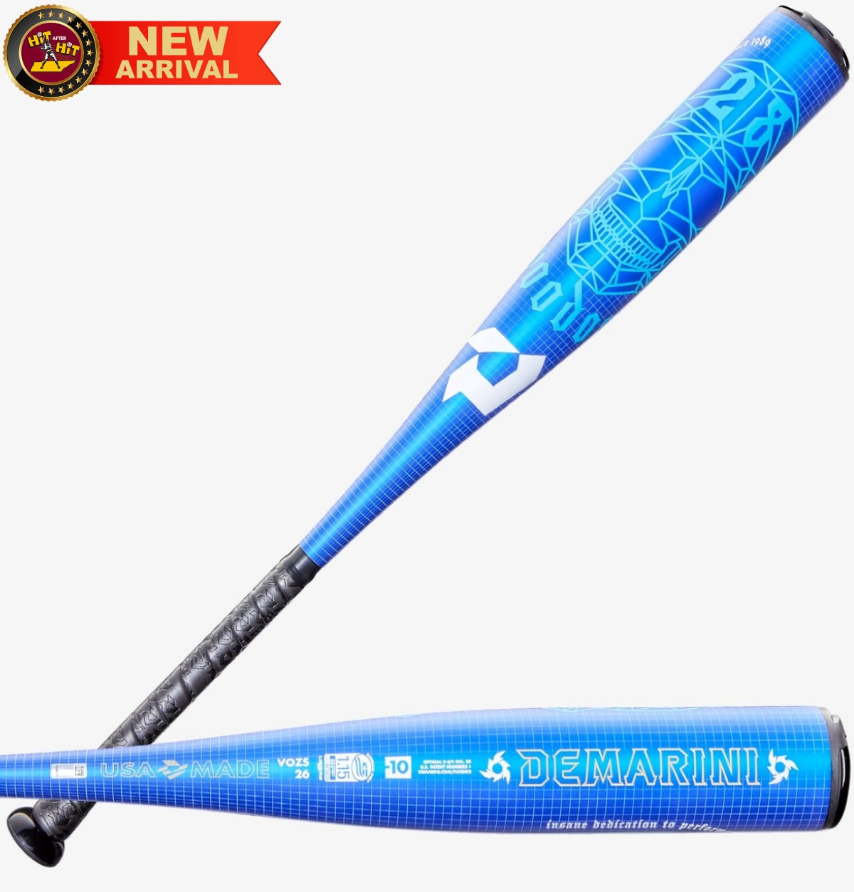 2026 DeMarini (-10) Voodoo® One 2 ¾” USSSA Baseball Bat: WBD2597010