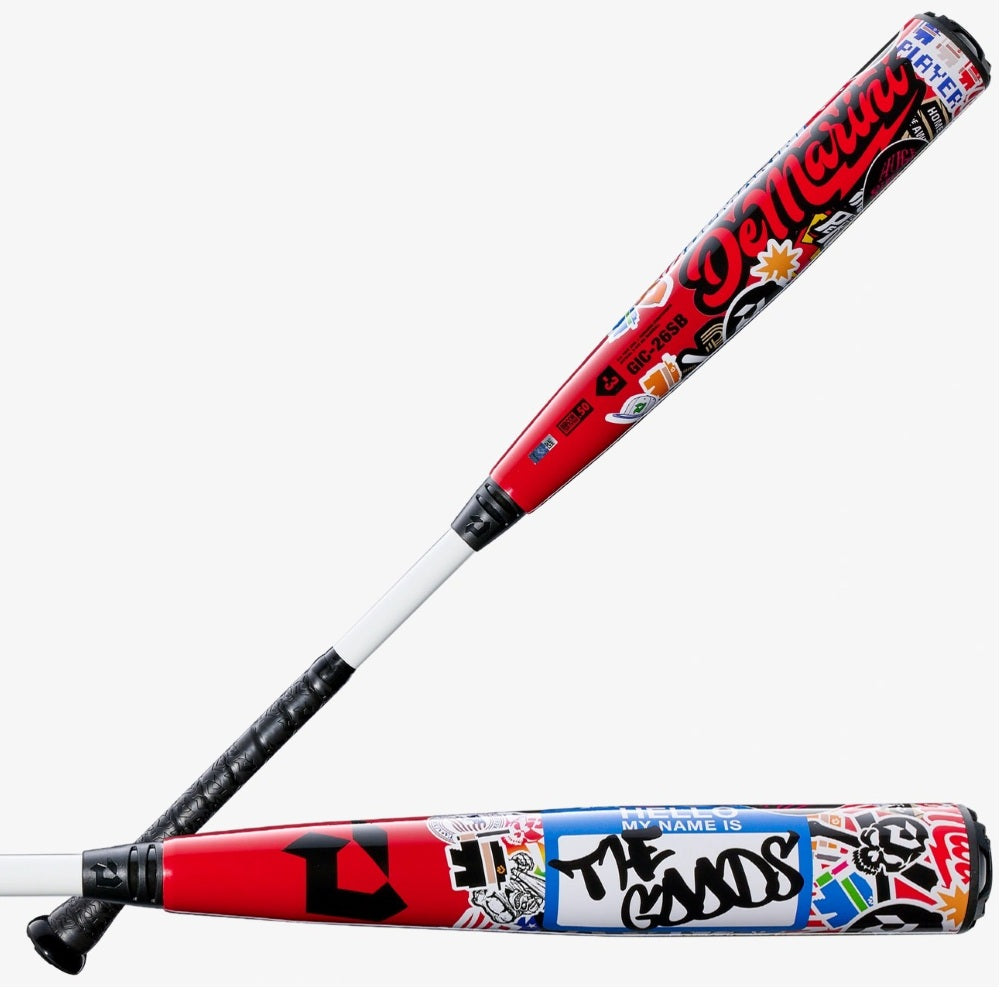 2026 DeMarini The Goods Sticker Bomb BBCOR Baseball Bat: WBD2653010