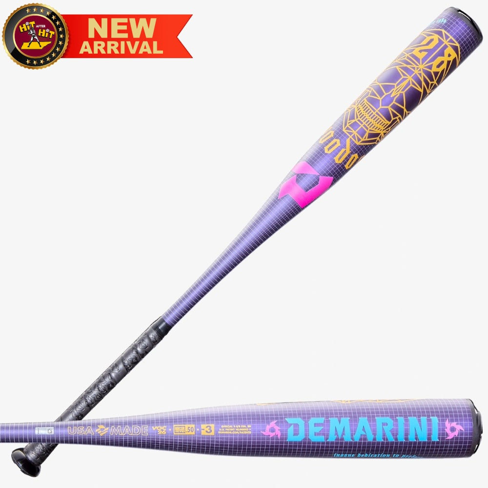 RARE FIND: 2024 DeMarini NEON PINK Voodoo One BBCOR Baseball Bat, -3 Drop, VOC-24P, WBD2557010