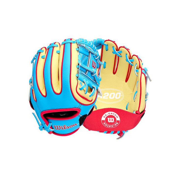 2027 Wilson A200® 9” EZ Catch Tee Ball Youth Baseball Glove: WBG18702RT9