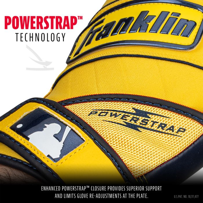 FRANKLIN POWERSTRAP™ HI-LITE BATTING GLOVES