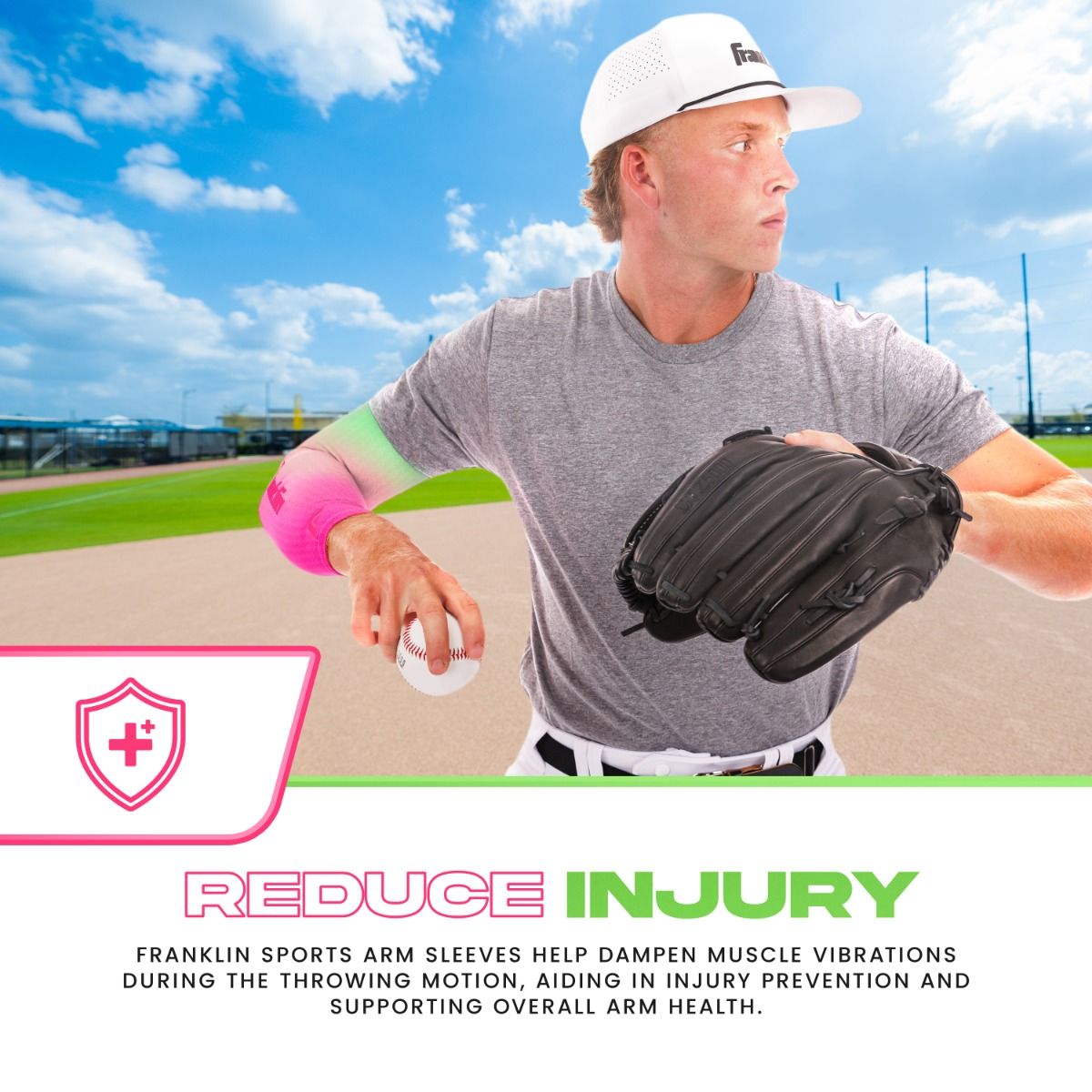 Franklin Watermelon Baseball Arm Sleeve