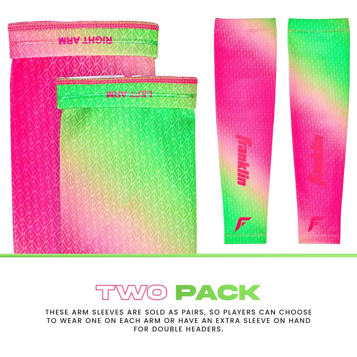 Franklin Watermelon Baseball Arm Sleeve