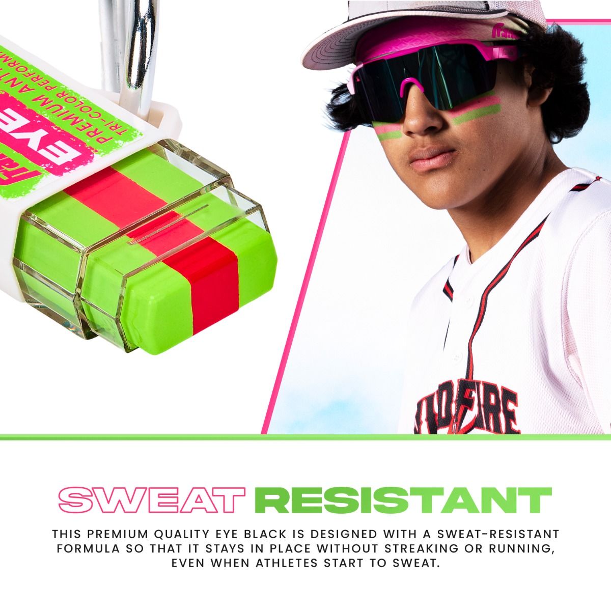 Franklin MLB Eye Black - Watermelon