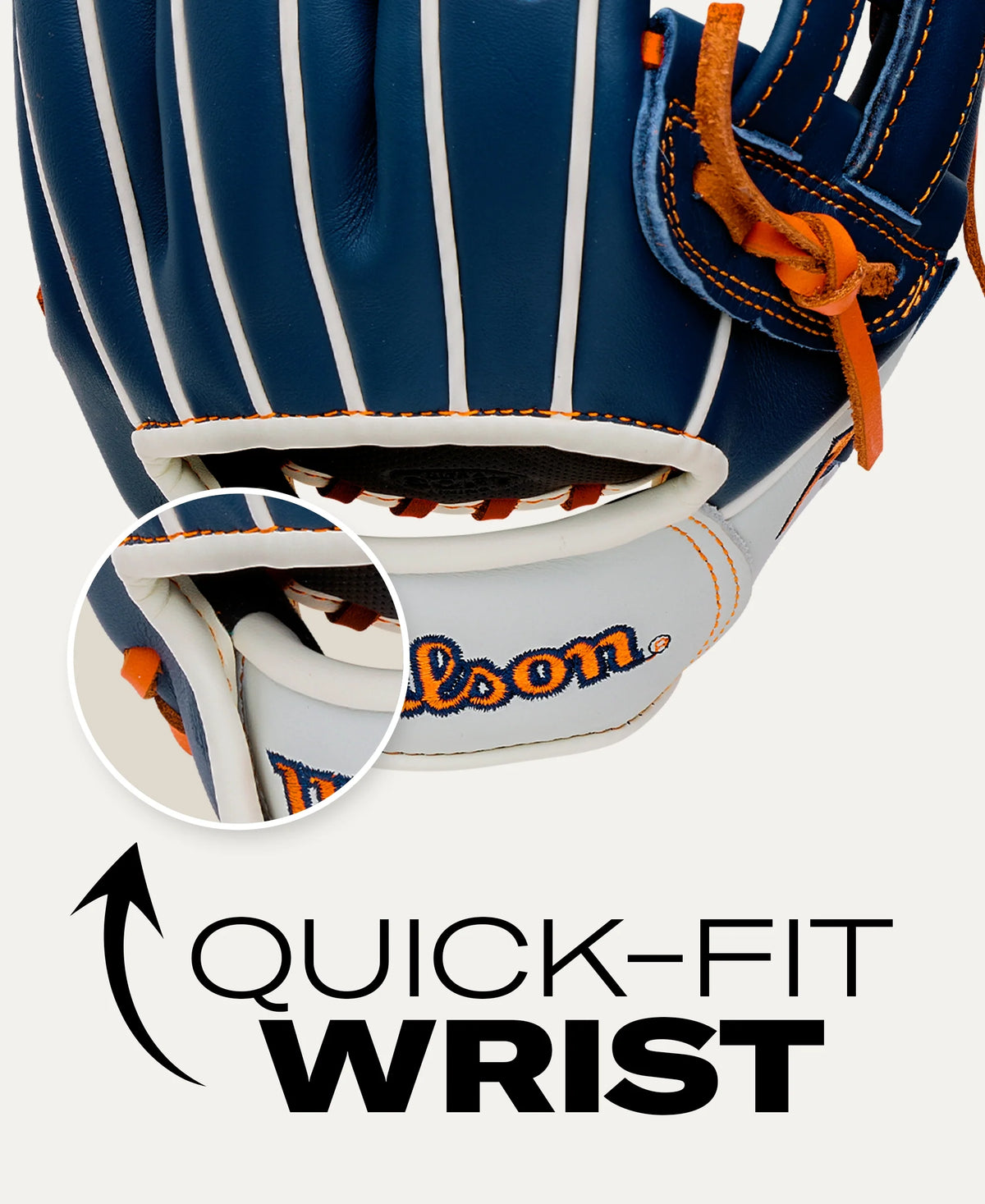 2027 Wilson A500® 10.5” Infield Youth Baseball Glove: WBG08401RT105
