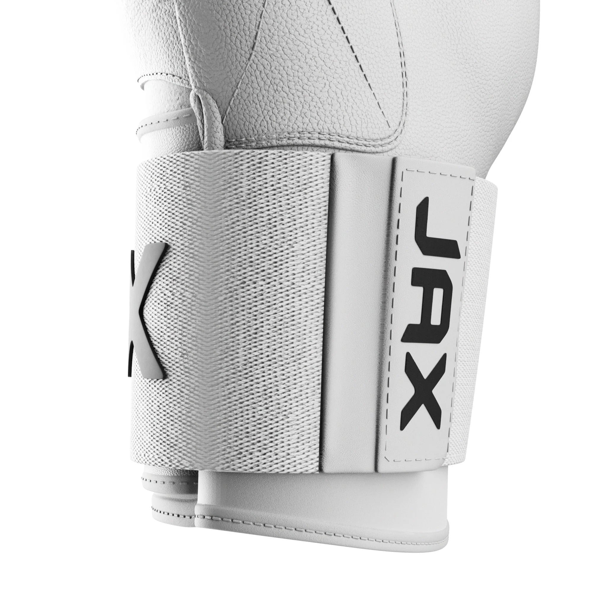 Jax Adult Strap Cuff Batting Gloves: Platinum White with Web
