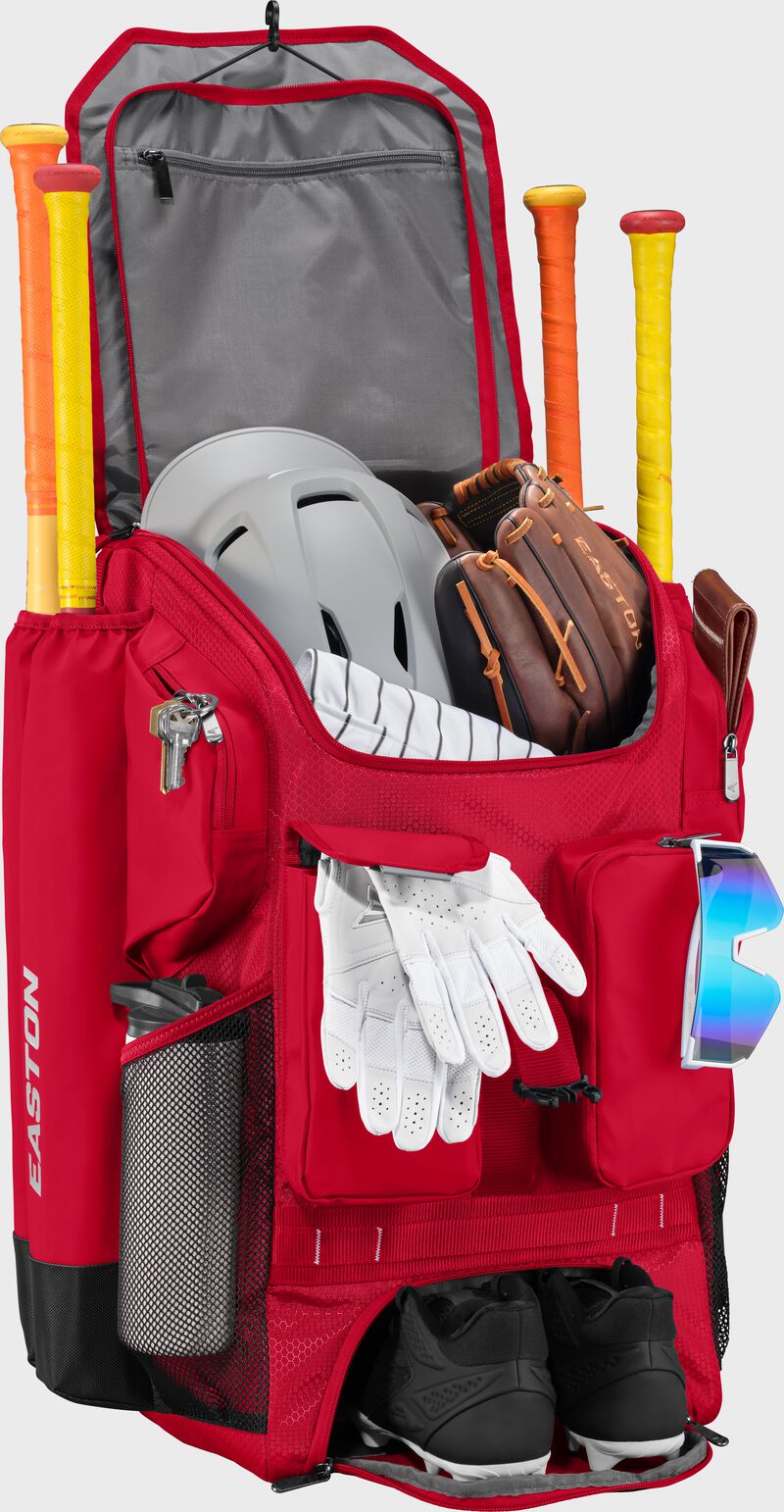 Easton 5-Tool Phenom Red Backpack: 5TPHENOMBP