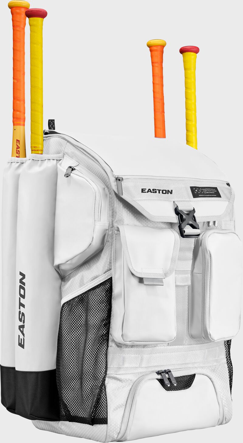 Easton 5-Tool Phenom White Backpack: 5TPHENOMBP