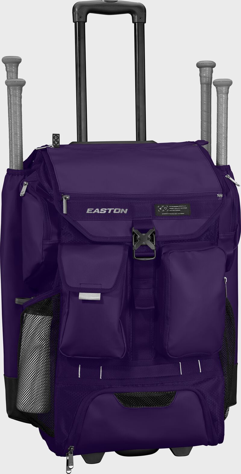 Easton 5-Tool Phenom Purple Wheeled Bag: 5TPHENOMWB