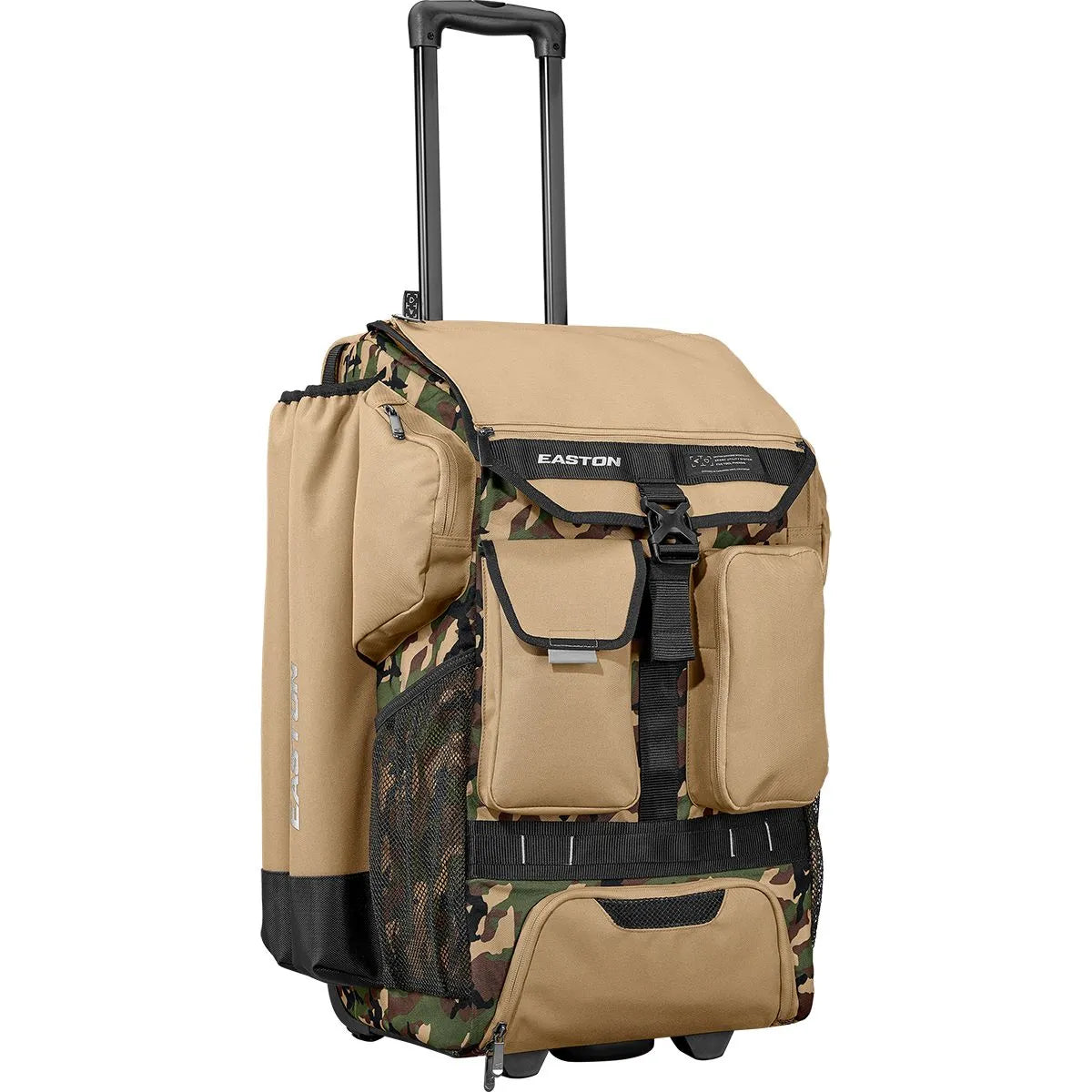 Easton 5-Tool Phenom Tan Camo Wheeled Bag: 5TPHENOMWB