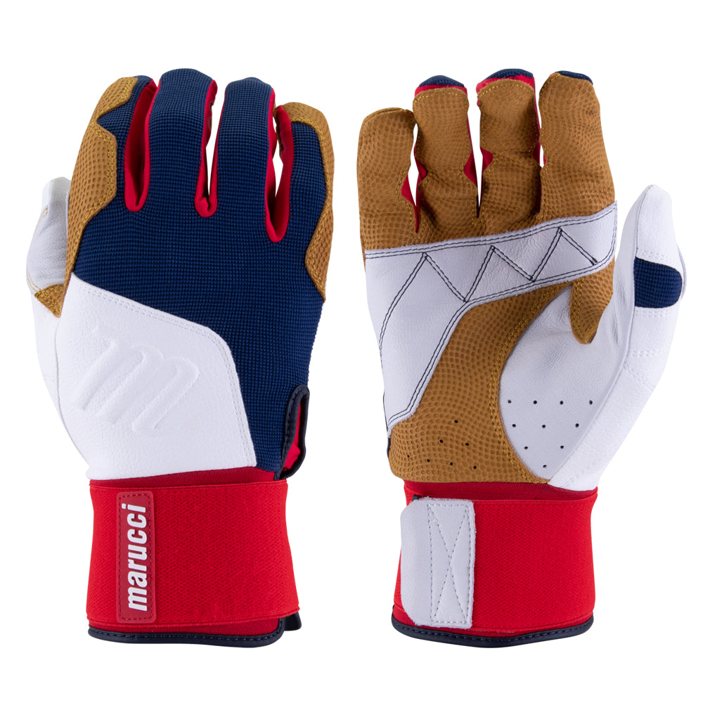 Marucci Blacksmith Adult Baseball Batting Gloves: MBGBKSMFW-USA
