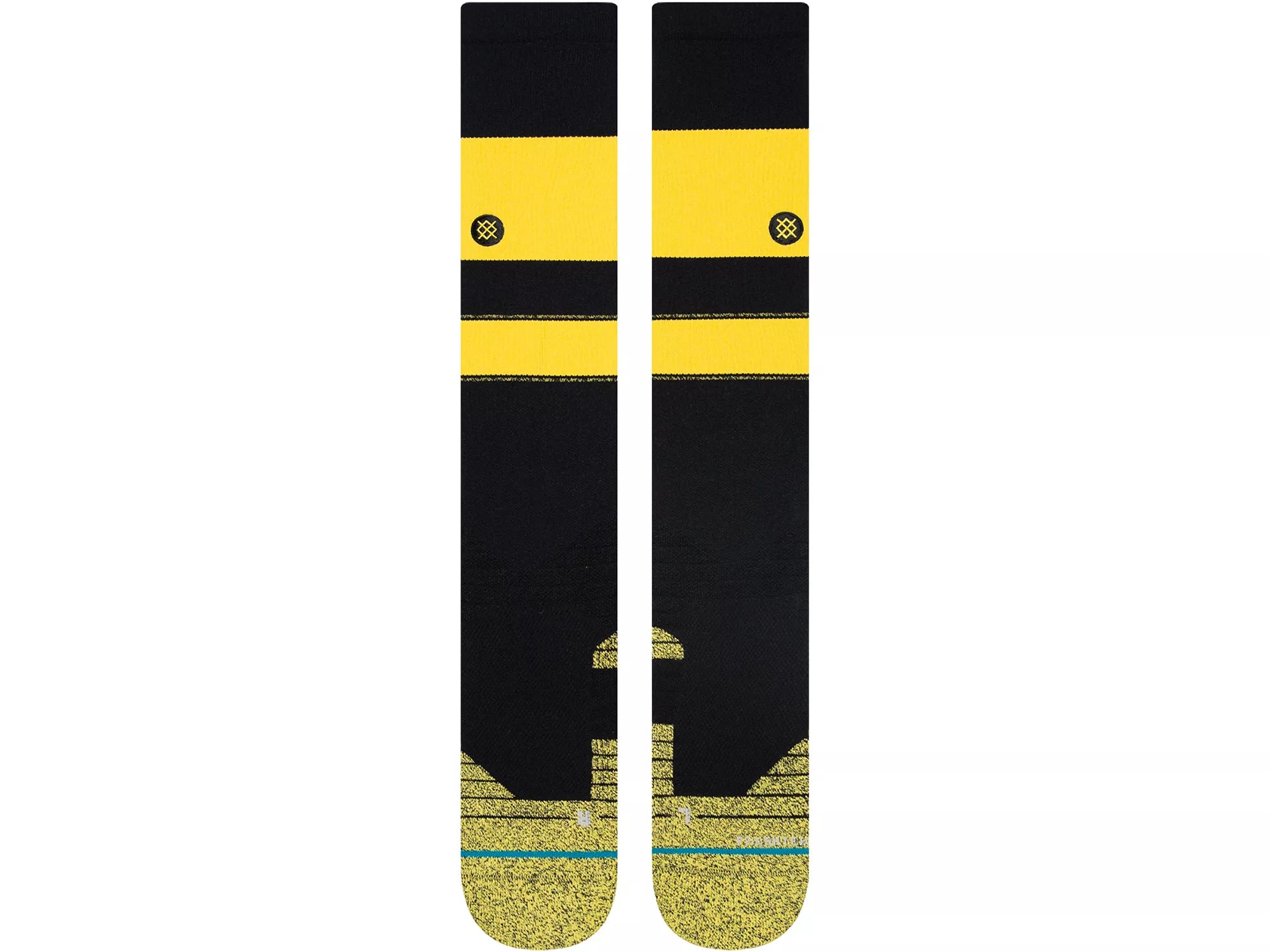 STANCE STRIPES OTC SOCKS - BLACK/YELLOW