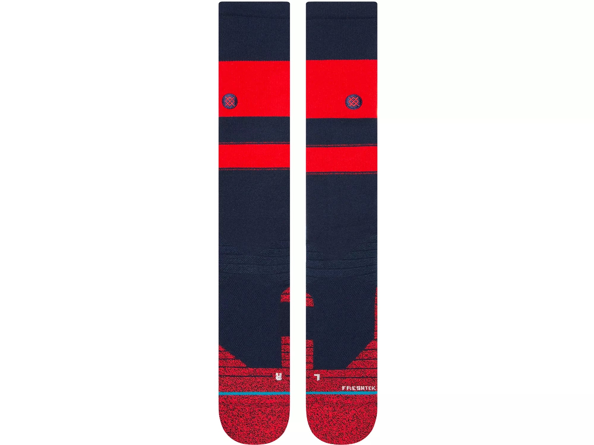 STANCE STRIPES OTC SOCKS - NAVY/RED