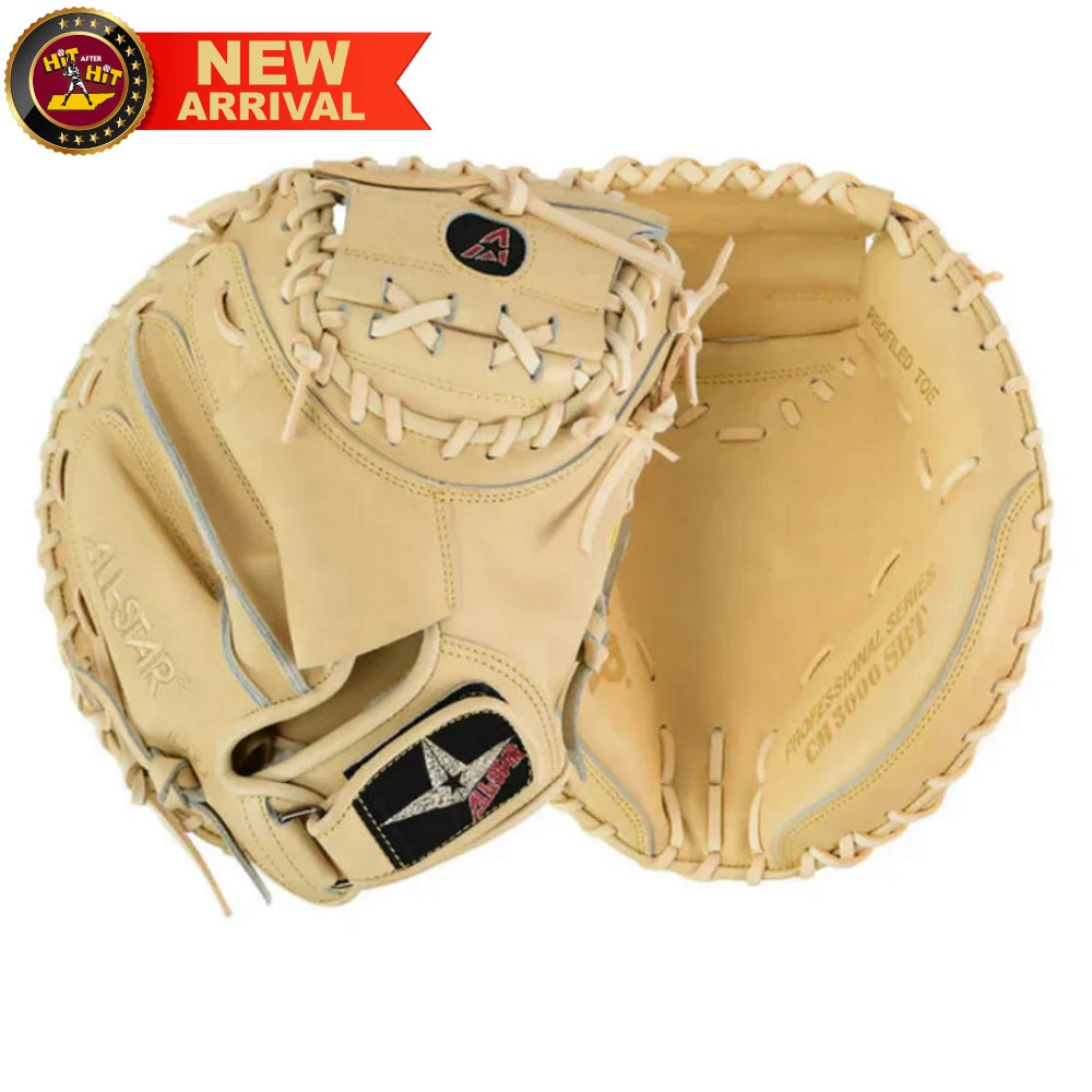 All Star LIMITED 34" PRO-ELITE® CATCHER'S MITT: TAN