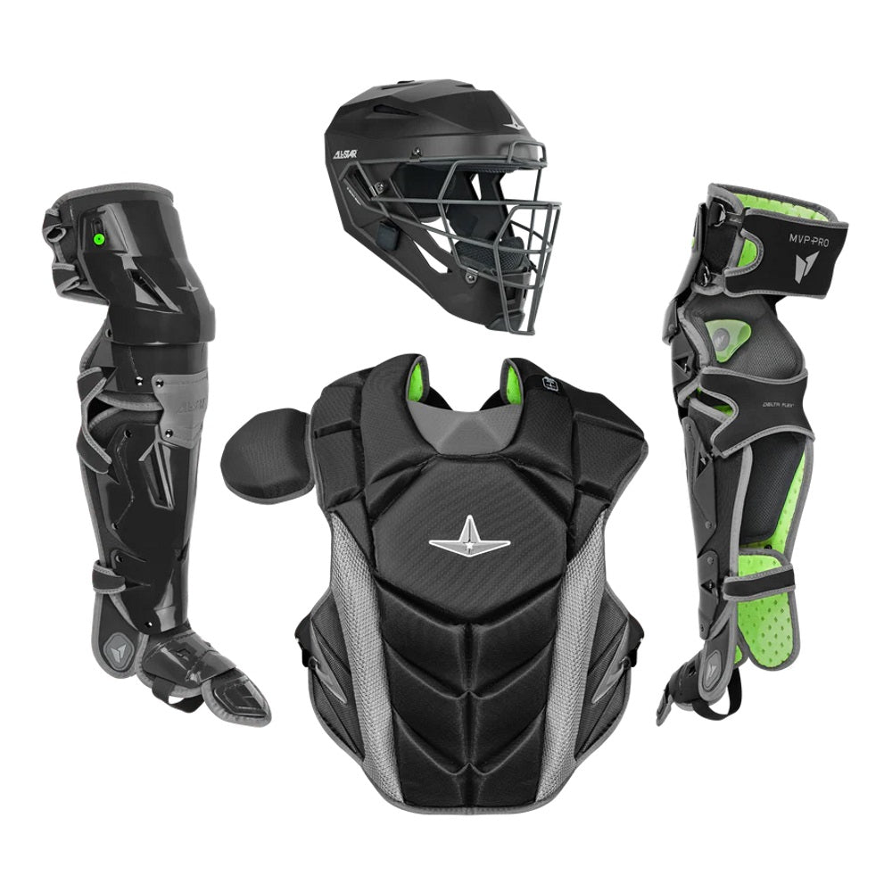 All Star MVP-PRO Series™ Adult Catching Kits: CKCC-5-LGE-BK_BK