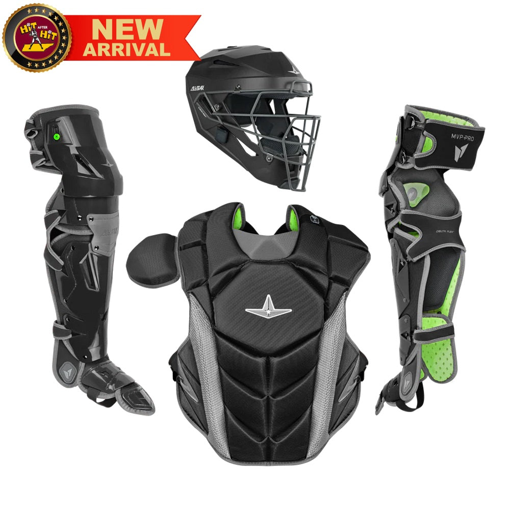 All Star MVP-PRO Series™ Adult Catching Kits: CKCC-5-LGE-BK_BK