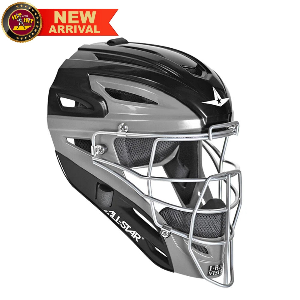 All Star MVP2500-GTT Adult Hockey Mask: Black/Graphite