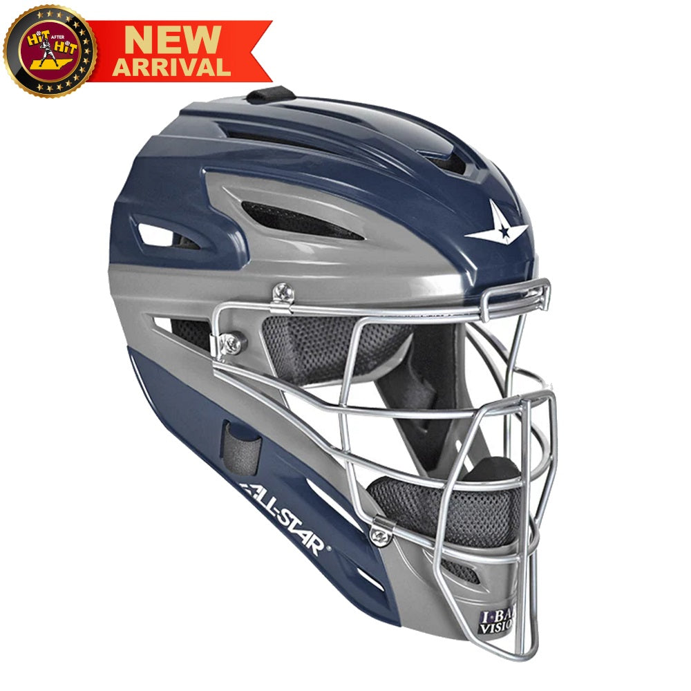 All Star MVP2500-GTT Adult Hockey Mask: Navy/Graphite