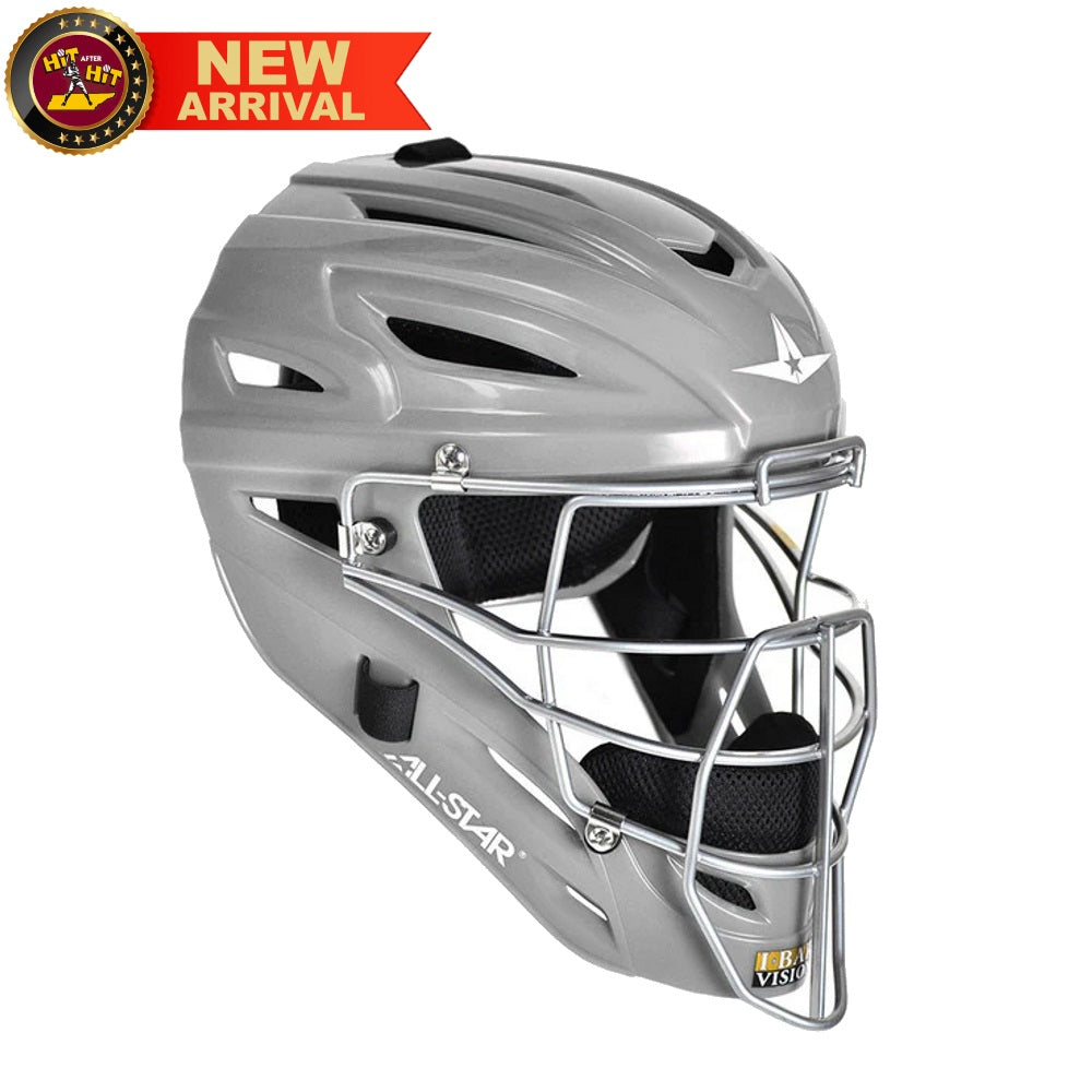 All Star MVP2500-1 Adult Silver Hockey Mask