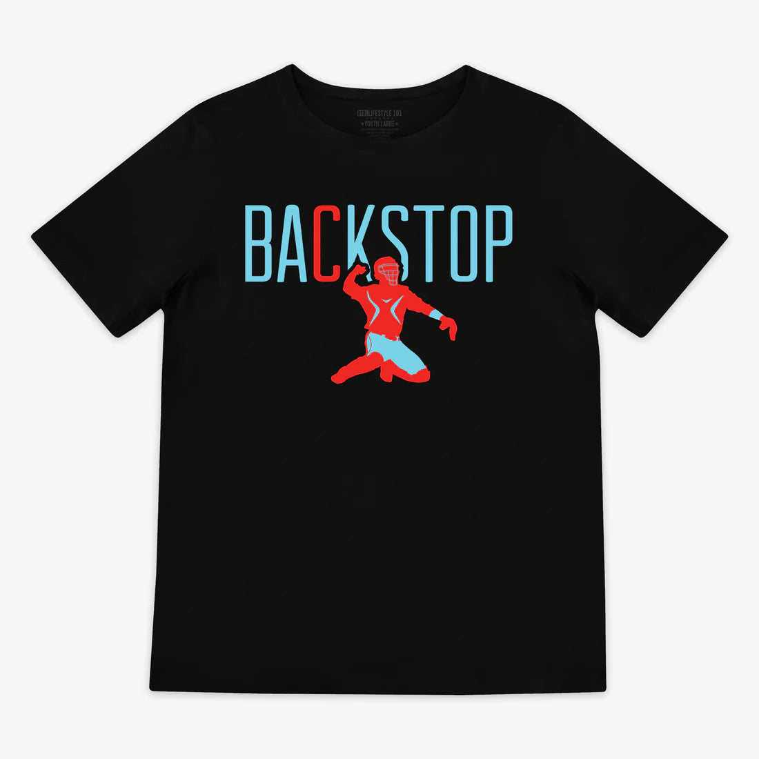 Baseball Lifestyle 101 Youth Backstop Tee
