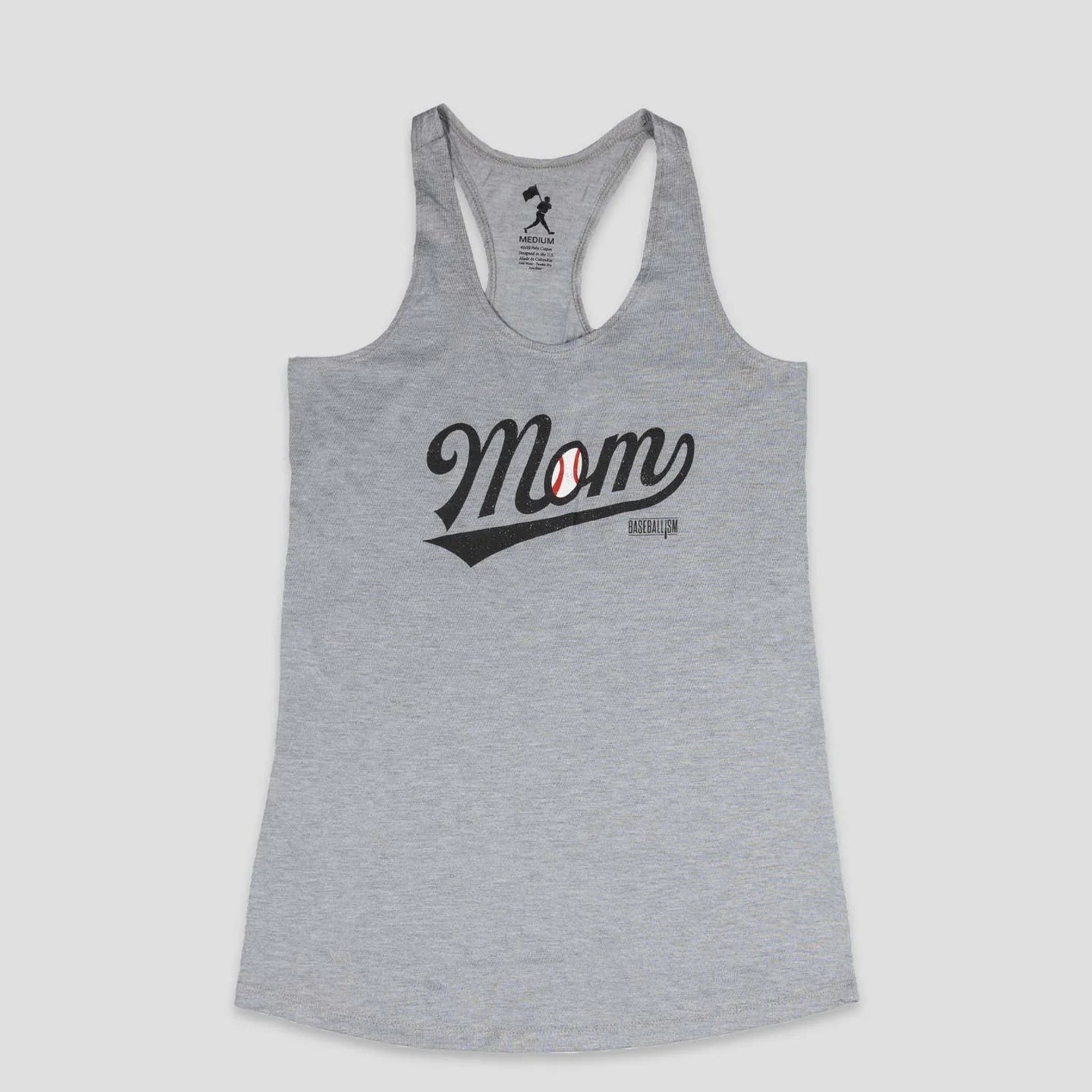 Baseballism Baseball Mom Racerback Tank