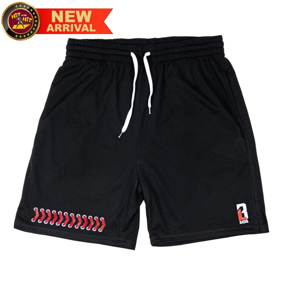 Baseball Seams Youth Shorts - Black