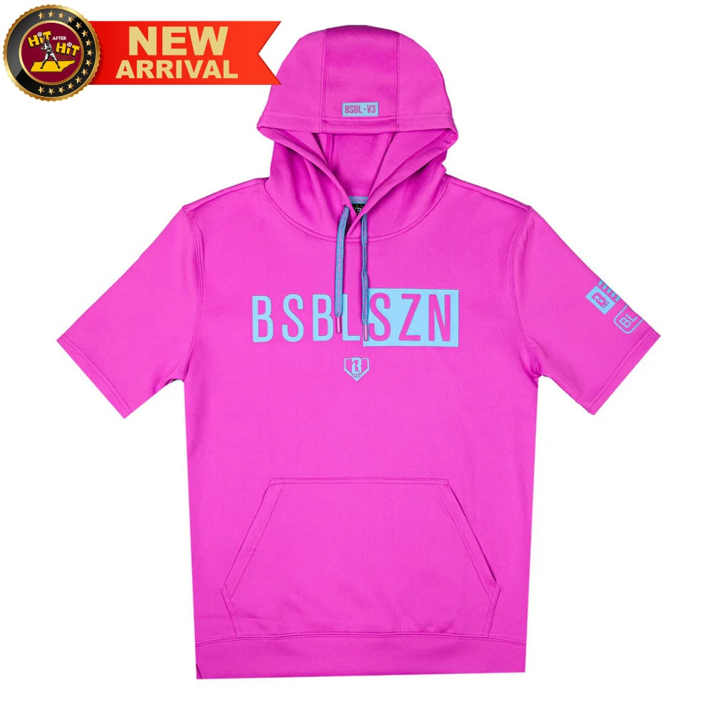 Baseball Lifestyle 101 YOUTH BSBLSZN Short Sleeve Hoodie V2 Cotton Ca