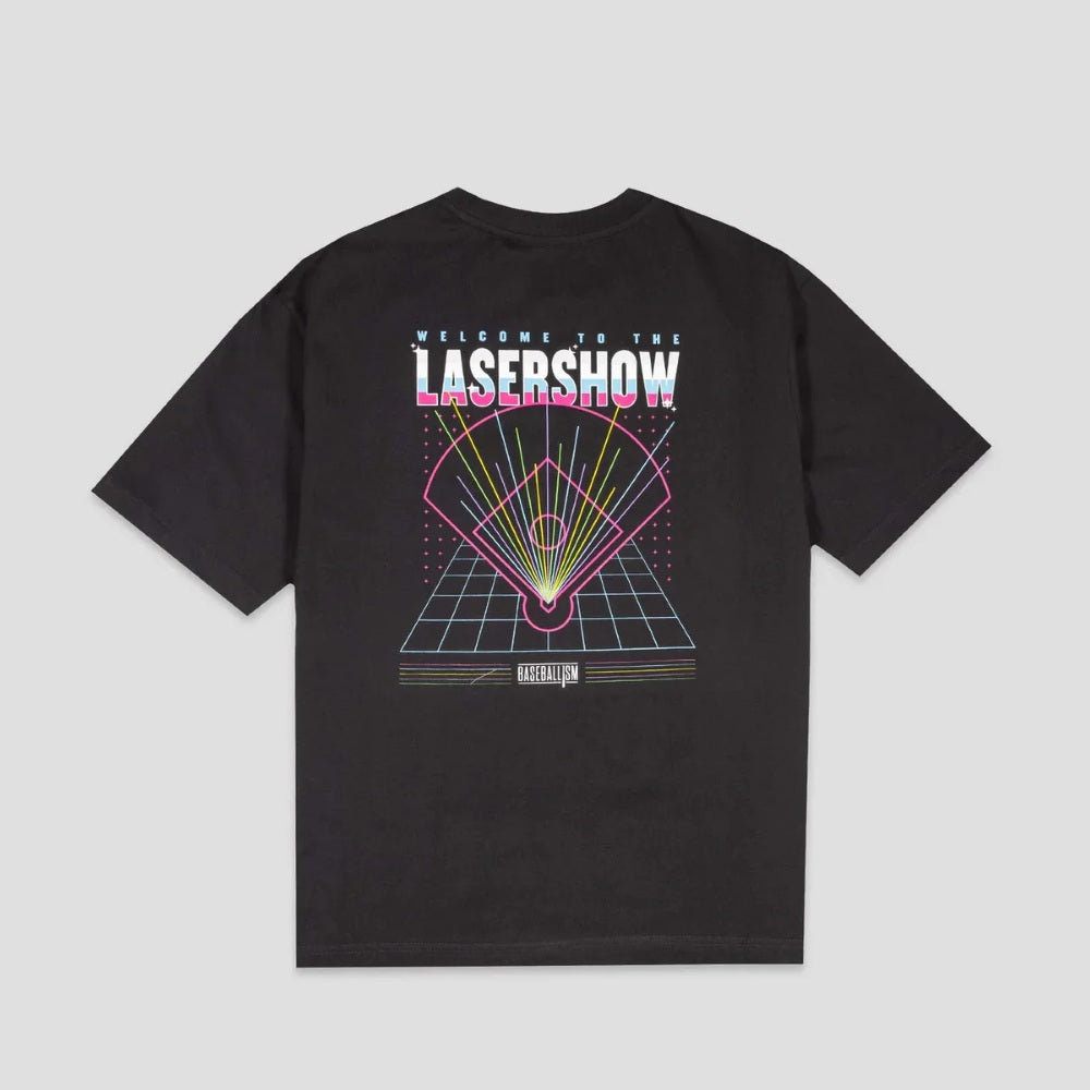 Baseballism Laser Show - Pima Cotton T-Shirt - Adult