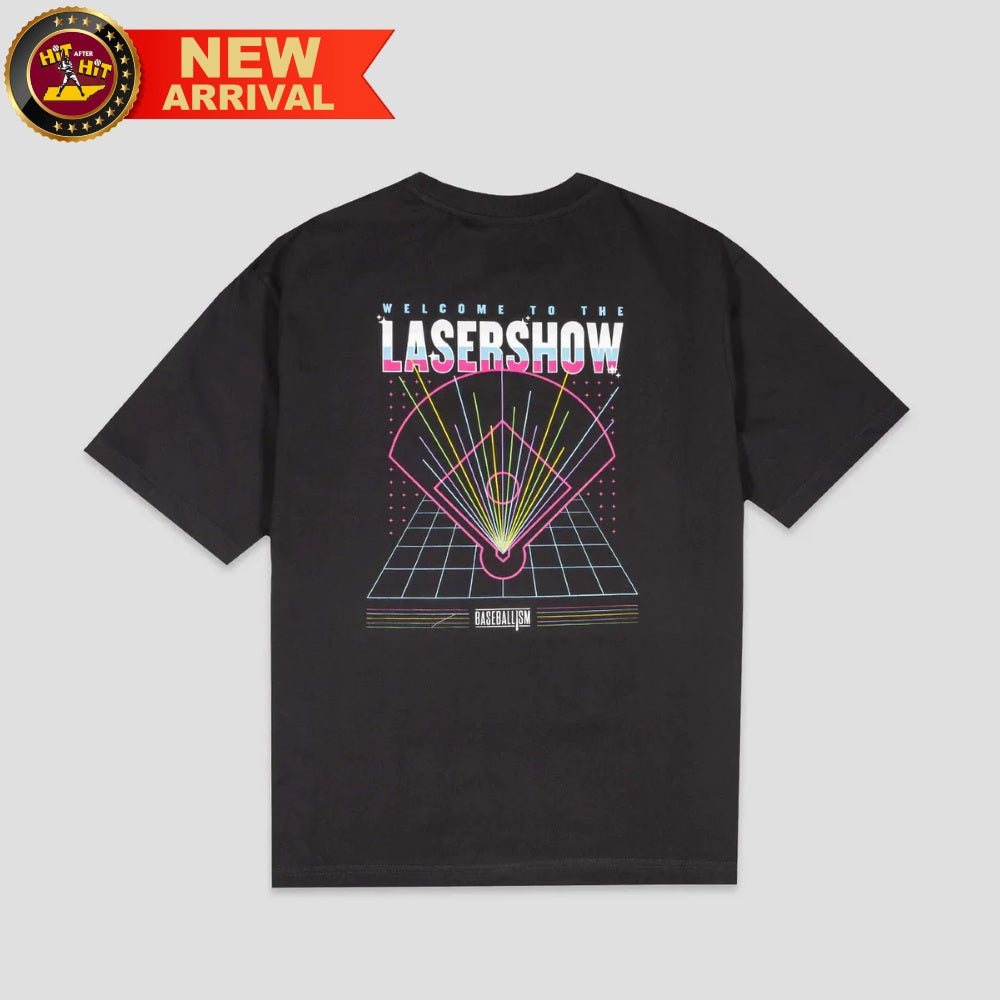 Baseballism Laser Show - Pima Cotton T-Shirt - Adult