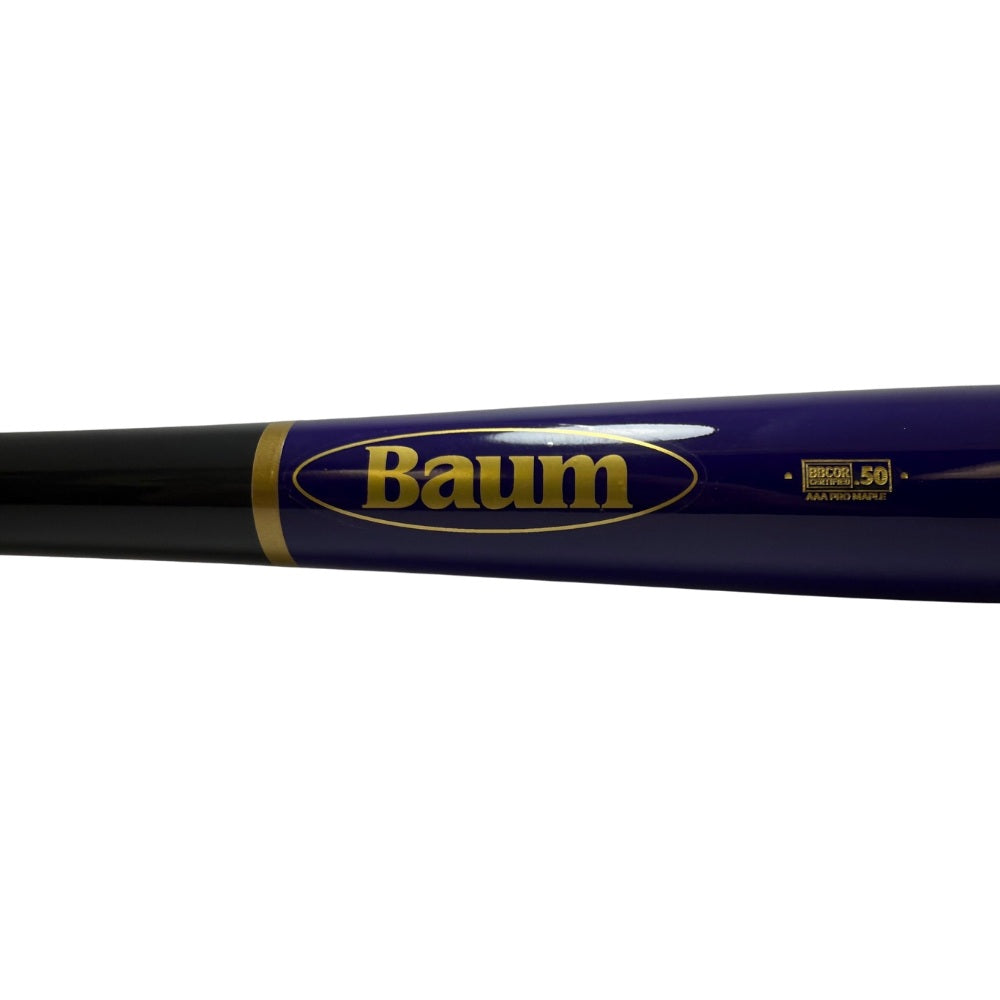 BAUM PLATINUM CUSTOM PRO FLARED HANDLE: BLACK/PURPLE