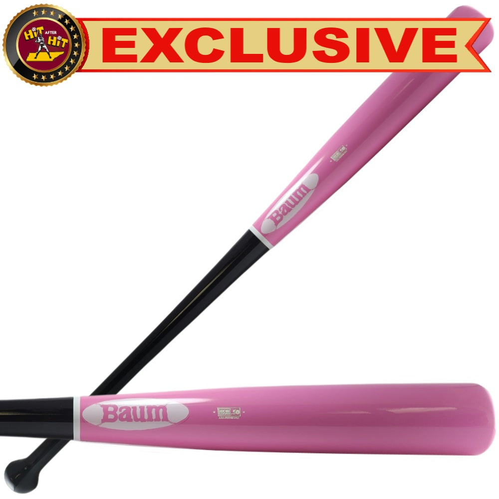 BAUM PLATINUM CUSTOM STANDARD HANDLE: BLACK AND PINK