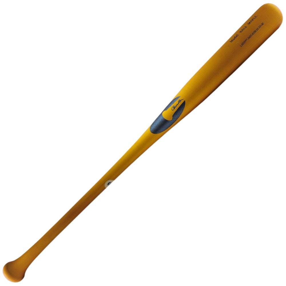 Chandler RA13 Maple Wood Bat: Hot Mustard