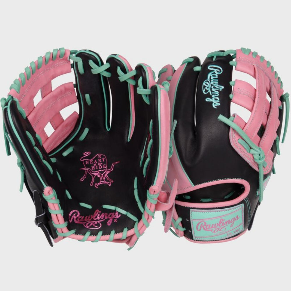 Rawlings 12.25" Heart of the Hide ColorSync 9.0 Outfield Glove: PROR207-6BP