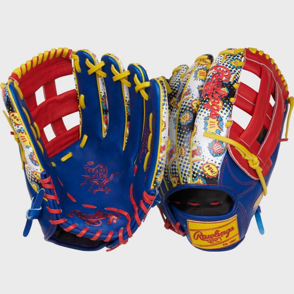 Rawlings 12.75" Heart of the Hide ColorSync 9.0 Outfield Glove: PROR30399-6RSS