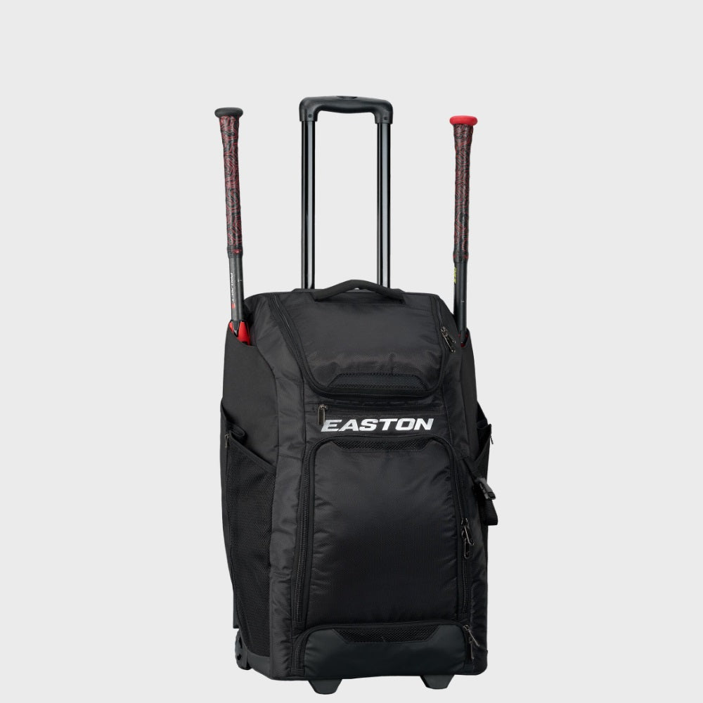 EASTON CATCHER'S WHEELED BAG: BLACK