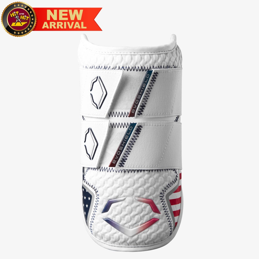 EVOSHIELD PRO-SRZ™ 2.0 BATTER'S DOUBLE STRAP ELBOW GUARD: STARS AND STRIPES